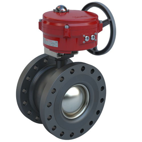 10 inch, Flanged segmented ball valve, CS, CV 2380, Normally Open | 120 VAC, Two position, 5000 lb-in, NEMA 4, Heater 0