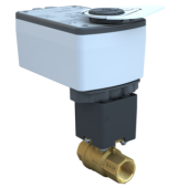 1/2 inch, ST2 Threaded Characterized ball valve, 2way, CV .46, Normally Closed | Valve actuator, 24 Vac/dc, 27 lb-in,on/off, Spring Return