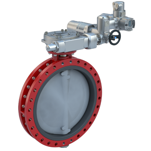 30 inch Flanged Butterfly Valve Resilient Seated, ANSI Class 125/150, DI body,NDI Disc, CV 18090, Normally Open | 120 VAC, Modulating, 70800 lb-in, NEMA 4 0